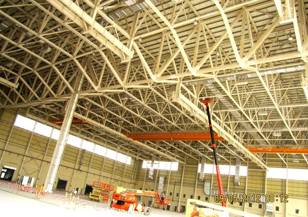 Aircraft Hangar — Internal View